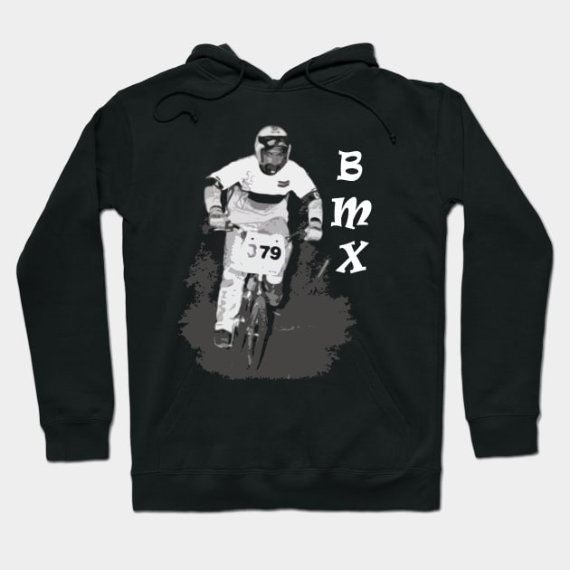 bmx Hoodie by rickylabellevie